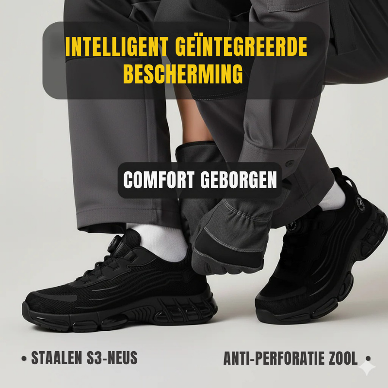 Werkrs™ MAX ONE S3 : Veiligheid & Comfort voor 12 Uur Non-Stop